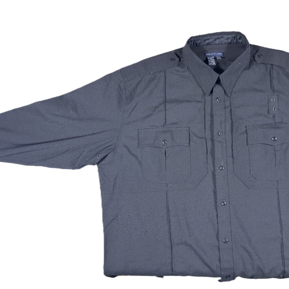 5.11 Tactical Shirts: Men's Class B Poly/Wool Shirt; 3Xl; 19-19 1/2; 34-35 - Picture 4 of 9